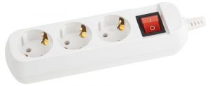 Колодка удлинителя 3-м с заземл. KX-3es с выкл. Эра Б0028342 Колодка удлинителя 3-м с заземл. KX-3es с выкл. Эра Б0028342