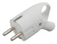 Вилка с заземл. угловая с кольцом 16А бел. Vx4-W ЭРА Б0039676 Вилка с заземл. угловая с кольцом 16А бел. Vx4-W ЭРА Б0039676