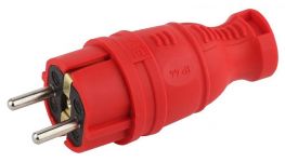 Вилка прямая V8-RED-IP44 16А IP44 з/з каучук красн. Эра Б0044547 Вилка прямая V8-RED-IP44 16А IP44 з/з каучук красн. Эра Б0044547