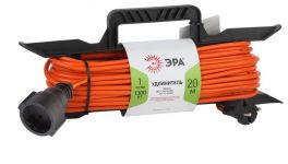 Удлинитель-шнур на рамке 1х20м без заземл. 6А IP20 UFx-1-2х0.75-20m ПВС 2х0.75 Эра Б0046821 Удлинитель-шнур на рамке 1х20м без заземл. 6А IP20 UFx-1-2х0.75-20m ПВС 2х0.75 Эра Б0046821