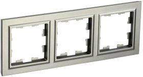 Рамка 3-м BRITE РУ-3-БрШ шампань IEK BR-M32-K37 Рамка 3-м BRITE РУ-3-БрШ шампань IEK BR-M32-K37