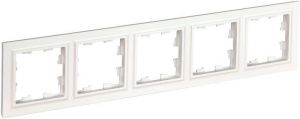 Рамка 5-м BRITE РУ-5-БрБ бел. IEK BR-M52-K01 Рамка 5-м BRITE РУ-5-БрБ бел. IEK BR-M52-K01