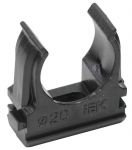 Держатель для труб (клипса) CF20 с защелкой черн. IEK CTA10D-CF20-K02-100 Держатель для труб (клипса) CF20 с защелкой черн. IEK CTA10D-CF20-K02-100