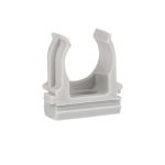 Держатель для труб (клипса) d20мм сер. (уп.100шт) Plast EKF derj-z-20n Держатель для труб (клипса) d20мм сер. (уп.100шт) Plast EKF derj-z-20n