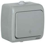 Переключатель проходной 1-кл. 1п ОП Aquatic 10А IP54 ВС-20-1-2-А сер. IEK EVA12-K03-10-54 Переключатель проходной 1-кл. 1п ОП Aquatic 10А IP54 ВС-20-1-2-А сер. IEK EVA12-K03-10-54