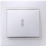 Переключатель проходной 1-кл. СП Кварта 10А IP20 ВСп10-1-0-КБ бел. IEK EVK12-K01-10-DM Переключатель проходной 1-кл. СП Кварта 10А IP20 ВСп10-1-0-КБ бел. IEK EVK12-K01-10-DM