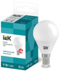 Лампа светодиодная Eco G45 9Вт шар 4000К нейтр. бел. E14 230В IEK LLE-G45-9-230-40-E14 Лампа светодиодная Eco G45 9Вт шар 4000К нейтр. бел. E14 230В IEK LLE-G45-9-230-40-E14