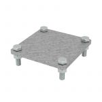 Соединитель полоса-полоса 25-50мм с разделит. пластиной 100х100мм DKC NG3106 Соединитель полоса-полоса 25-50мм с разделит. пластиной 100х100мм DKC NG3106