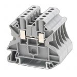 Клемма проходная винтовой зажим 2 точки подключения 4кв.мм сер. DKC TUR-4 Клемма проходная винтовой зажим 2 точки подключения 4кв.мм сер. DKC TUR-4