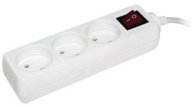 Удлинитель 3х3м без заземл. 10А IP20 УЗК 2P 250В ПВС 2х0.75 с выкл. IEK WYP10-06-03-03-K-N Удлинитель 3х3м без заземл. 10А IP20 УЗК 2P 250В ПВС 2х0.75 с выкл. IEK WYP10-06-03-03-K-N
